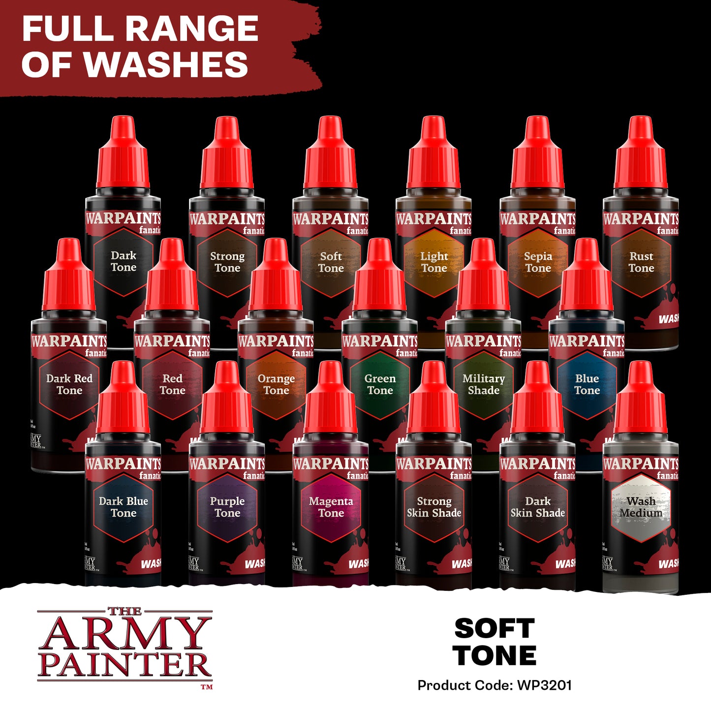 Warpaints Fanatic Wash: Soft Tone - 18ml