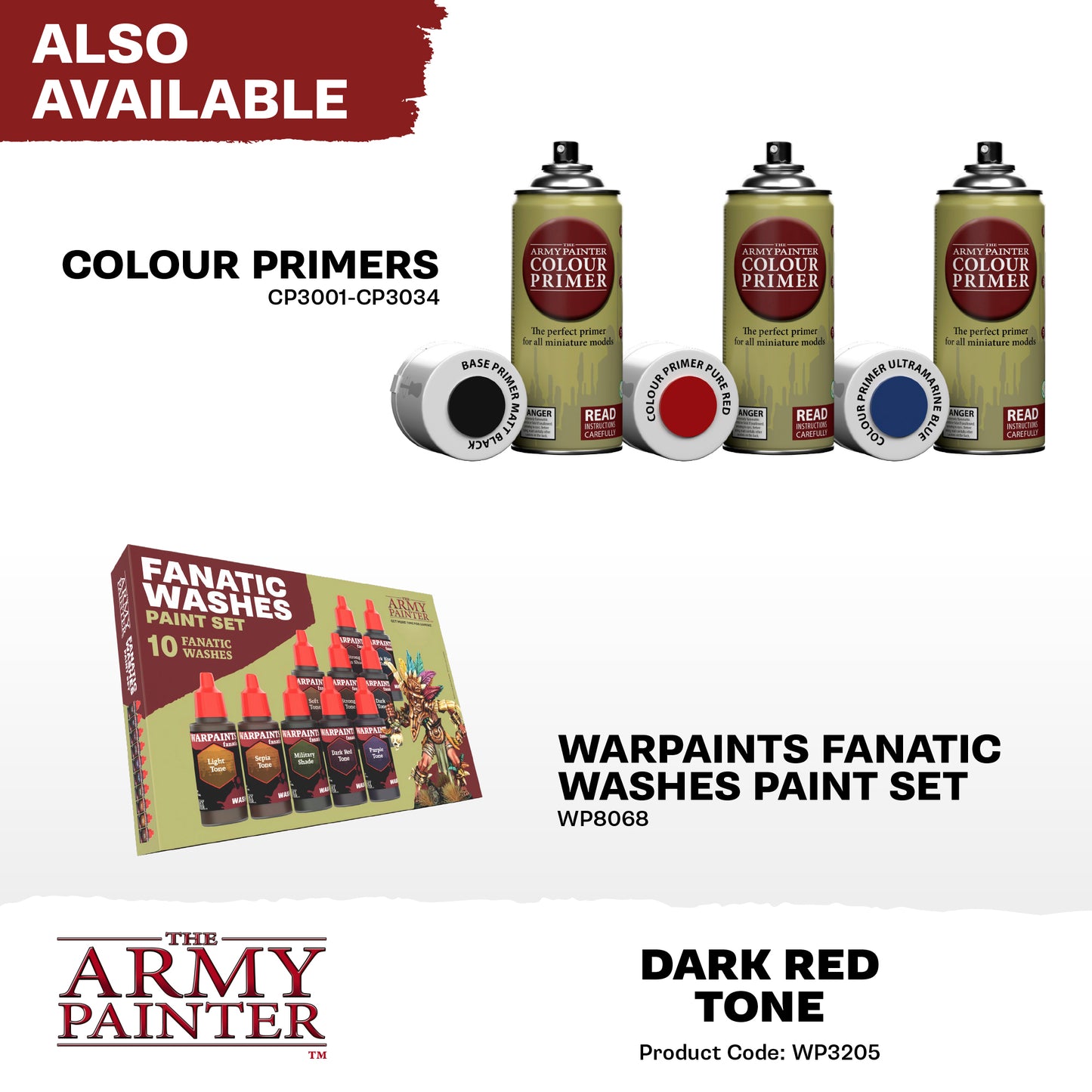 Warpaints Fanatic Wash: Dark Red Tone - 18ml