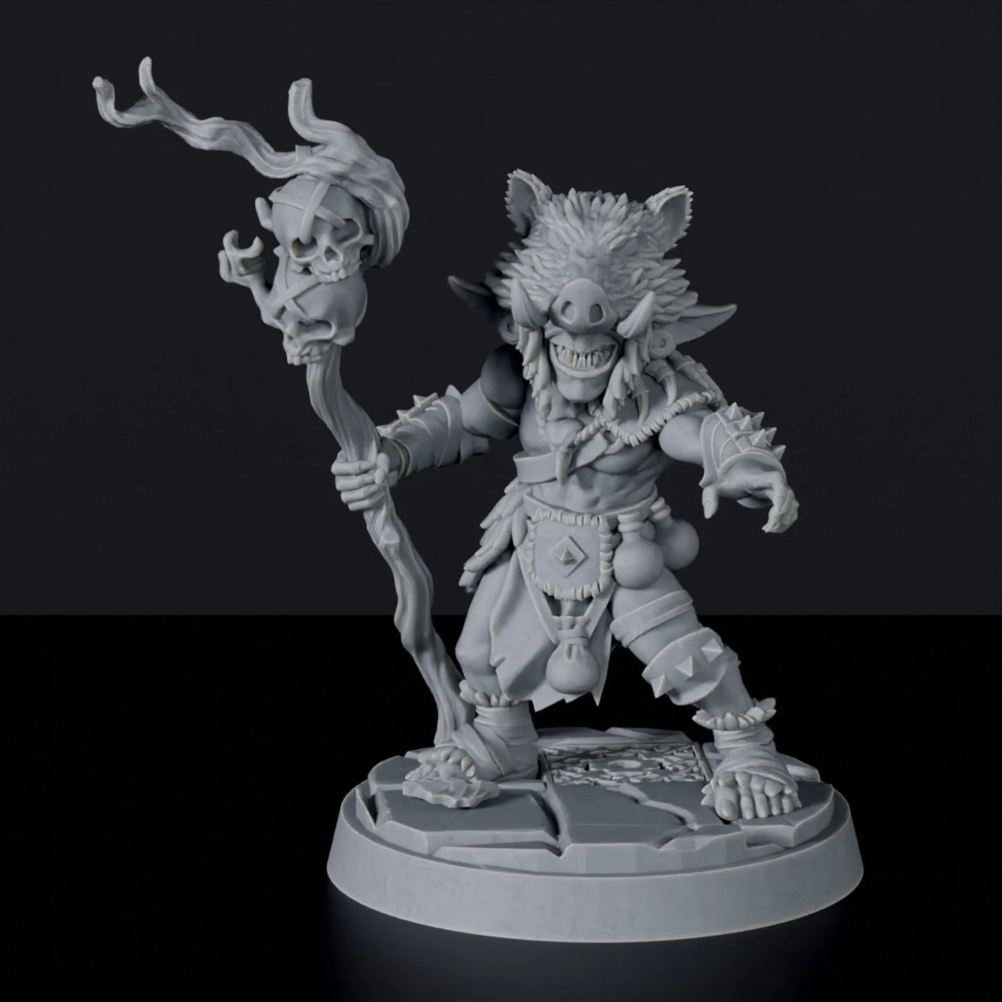 Goblin Shaman - Titan Forge - RPG and Wargaming Miniature