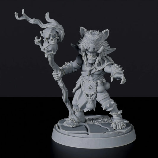 Goblin Shaman - Titan Forge - RPG and Wargaming Miniature