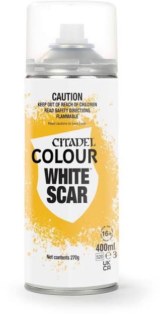 White Scar Spray Paint